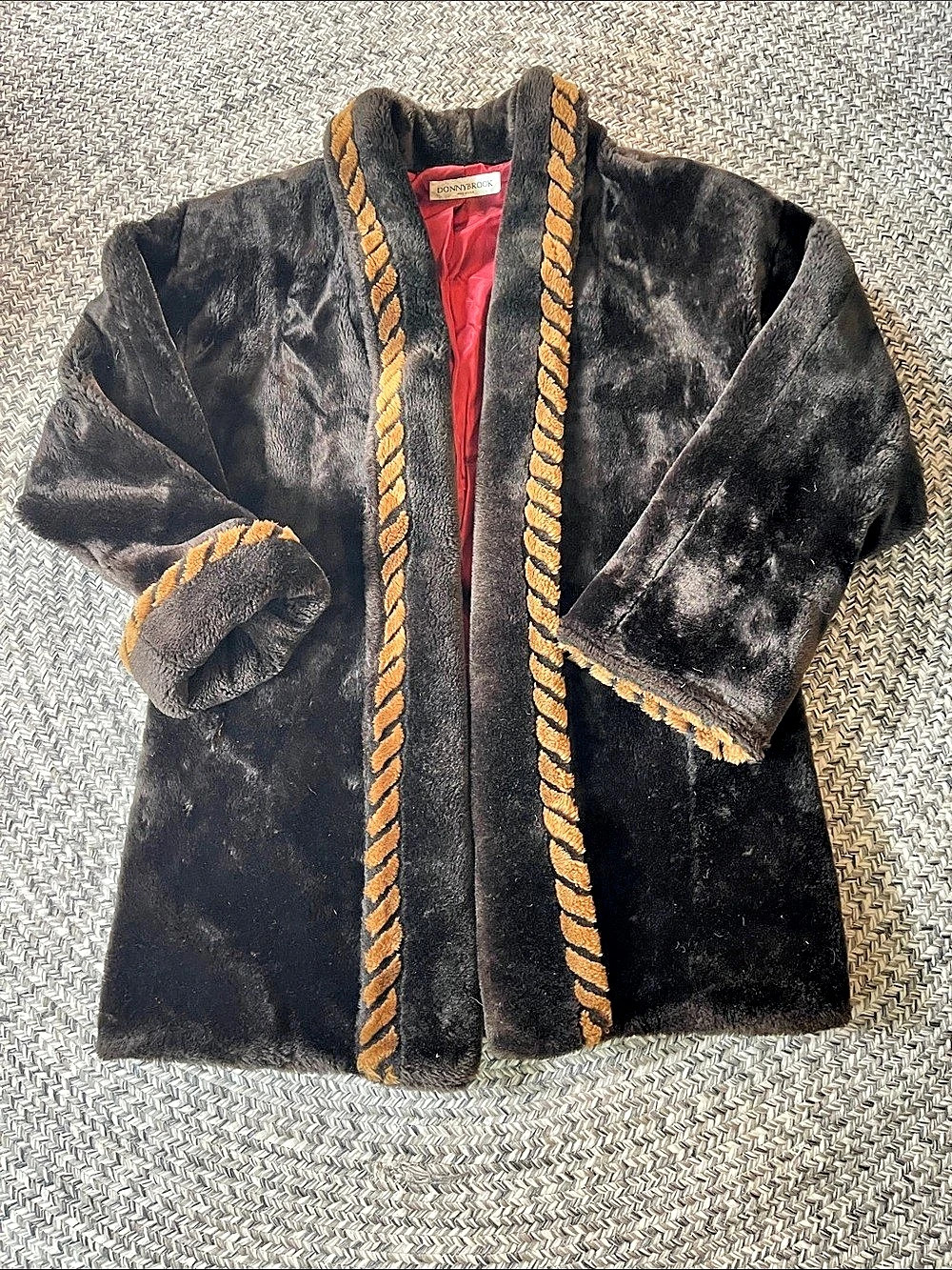 Donnybrook Faux Fur Coat Size Small